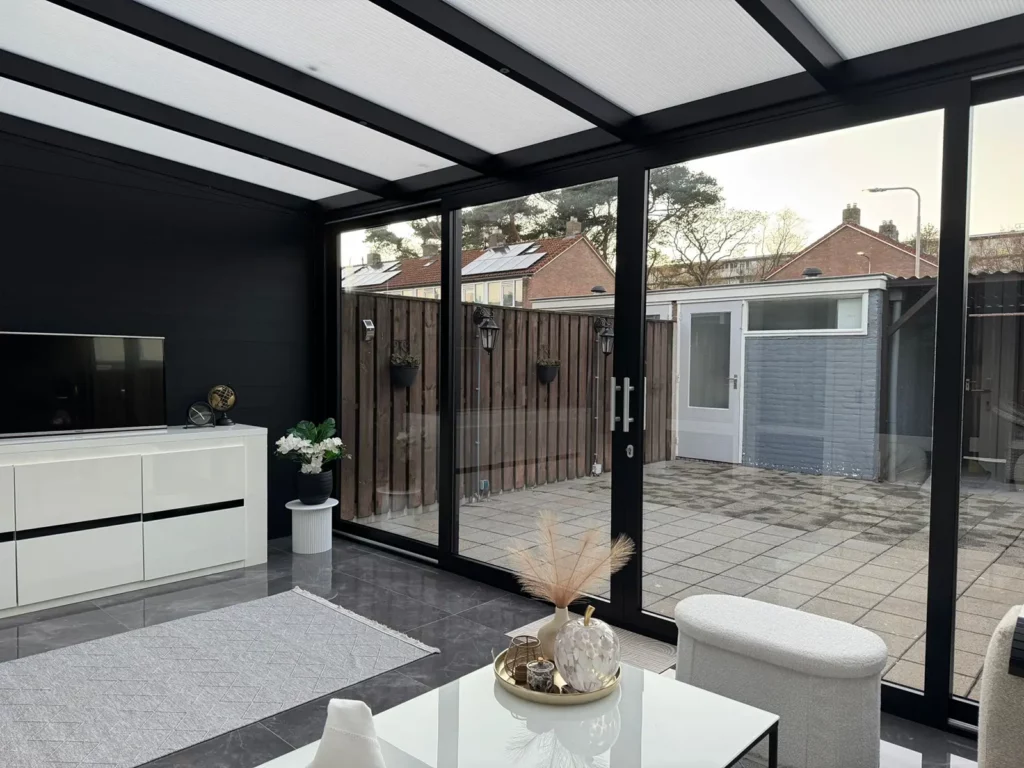 Een aluminium veranda. De slimste materiaalkeuze.